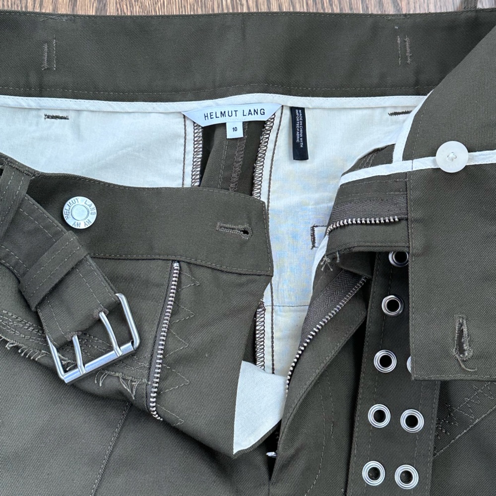 Olive Green Women's Skirt - Picture 8 of 15